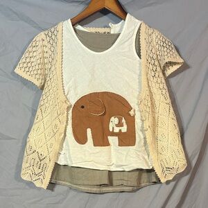 Elephant Print Kids Shirt with Cream Cardigan

BABY BUNDLE SUNDAY!!!
Whole Lot